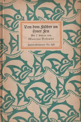 Insel-Bücherei 315, Von dem Fischer un syner Fru, Runge, Philipp Otto
