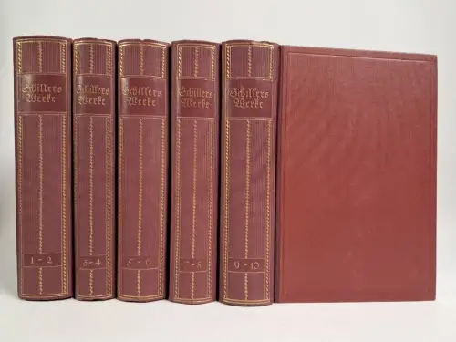 Buch: Friedrich Schiller - Werke, 10 Teile in 4 Bänden, Bong, gebraucht, gut