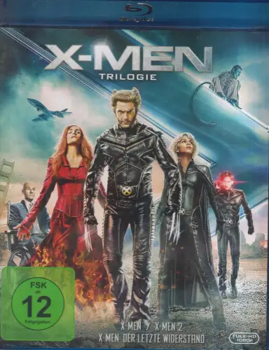 Blu-ray: X-Men Trilogie, 2017. Hugh Jackman u.a., Marvel, 3 Blu-rays