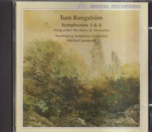 CD: Ture Rangström, Symphonies 3 and 4, 1996, Michail Jurowski, Musik, Klassik