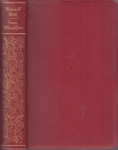 Buch: Zwei Menschen, Voß, Richard, J. Engelhorns, gebraucht, gut
