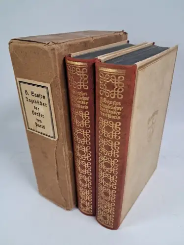 Buch: Tagebücher der Henker von Paris 1685-1847, Henry Sanson, 2 Bände, 1924