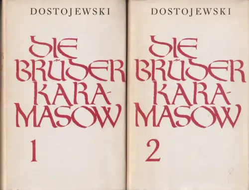 Buch: Die Brüder Karamasow, 2 Bände. Dostojewski, Fjodor M., 1975, Reclam