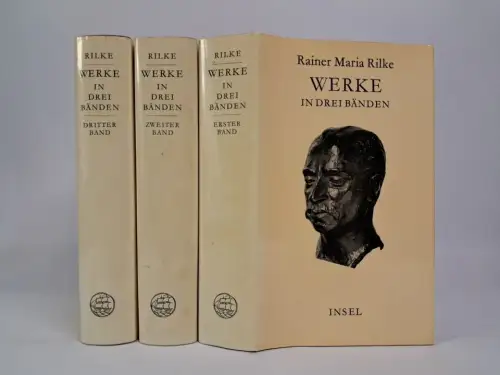 Buch: Rainer Maria Rilke - Werke in drei Bänden, 1978, Insel Verlag, 3 Bände