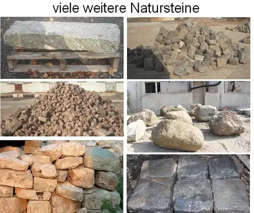 historisches Pflaster Straßenpflaster Naturstein Porphyr Rhyolith Hofpflaster Bauernpflaster Altstadtpflaster gebrauchte Pflastersteine