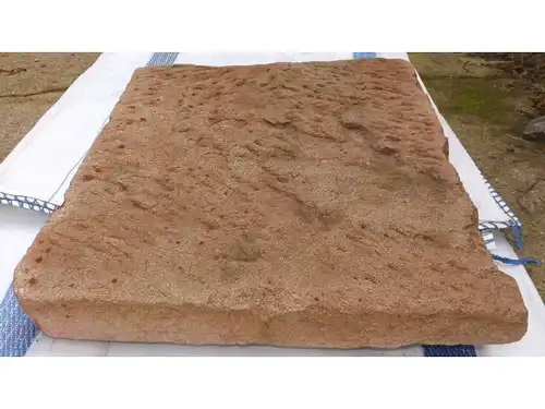 rustikale antike Sandsteinplatten Podest Dielenplatte Eingansplatte Terrasse Gehweg Naturstein