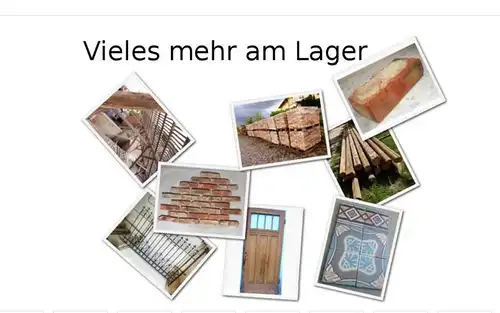 historische handstrich Biberschwanz Dachziegel Dachsteine Tonziegel Deko Mauerwerksabdeckung