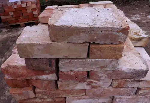 Originale Ziegelsteine Klinker Backsteine gebrauchte Mauersteine Reichsformat Fassade Verblender