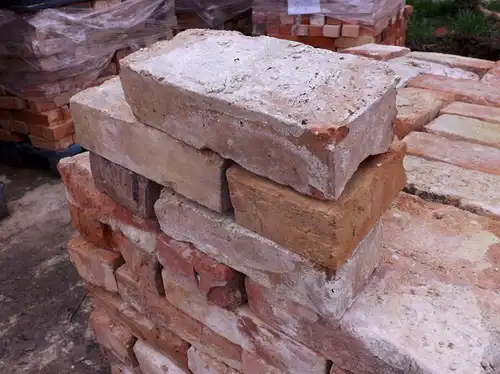 Originale Ziegelsteine Klinker Backsteine gebrauchte Mauersteine Reichsformat Fassade Verblender