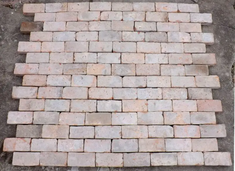 Pflastersteine Ziegelpflaster antik Backsteine Klinker Mauersteine Bodenziegel Terrasse Landhaus 5