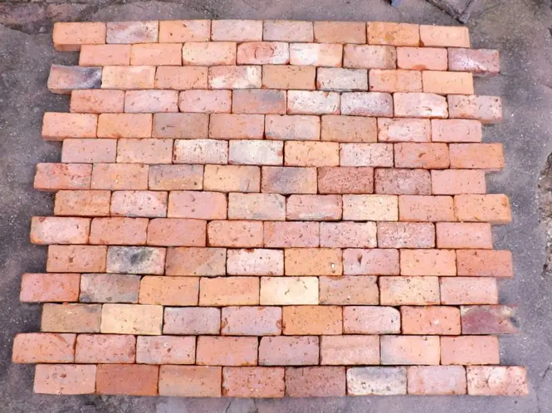 Pflastersteine Ziegelpflaster antik Backsteine Klinker Mauersteine Bodenziegel Terrasse Landhaus 7