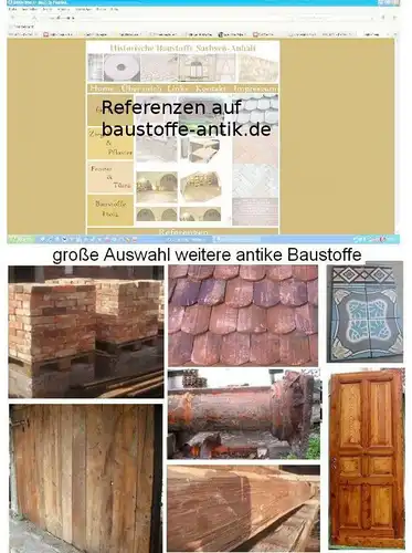 historische Dachziegel Biberschwanz Vordach Schleppdach Carport Veranda Terrasse Wintergarten Loggia