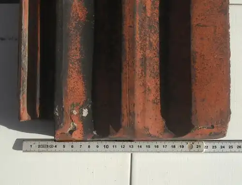  Dachziegel Doppelmuldenpfalzzie​gel Muldenziegel Pflazziegel Carport Backhaus Mauerabdeckung 