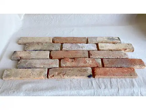 Echte Backstein Mauer Ziegel Wand Wasserstrich Feldbrand romantik Used Look rustikal Loftoptik Fliese