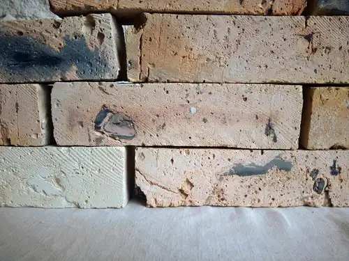  Beige gelbe Naturstein Optik Verblender Klinker Ziegel Riemchen Bricks Echtsteinwand Steinpaneele