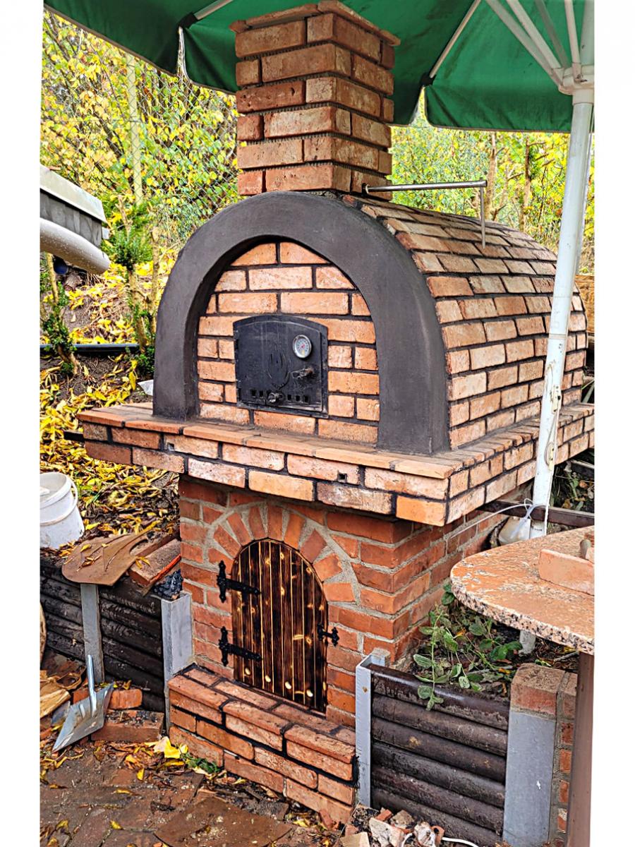 Pizzaofen Brot Backofen Holzofen Steinofen DiY aus alten Klinker