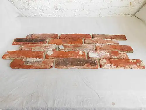  Steinzeug Steingut Fliesen Grobkeramik Terracotta Landhaus Optik handform alte Mauer Ziegel Stein