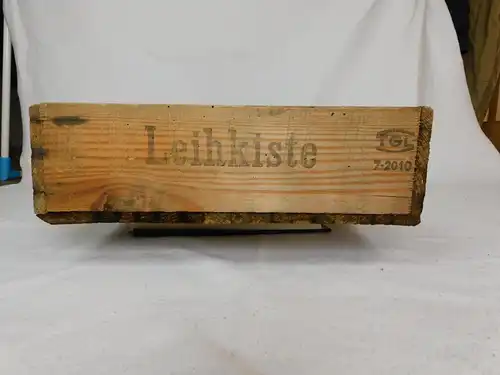 original historische Holz Transport Leih Käsekiste Käserei Schumann OHG Tablett Beistelltisch vintage shabby chic