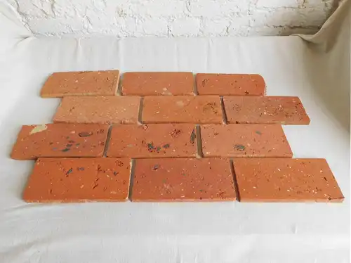 Reduziert Sonderpreis Steinzeug Fliesen Backsteine Klinker Ziegel terracotta handgemacht Feldbrand