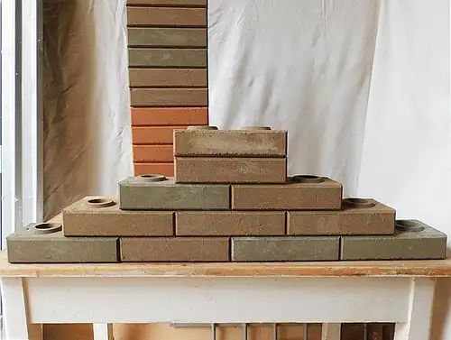 Recycling Lego Ziegel Klinker beton zement mauerstein gartengestaltung Galabau Hausbau