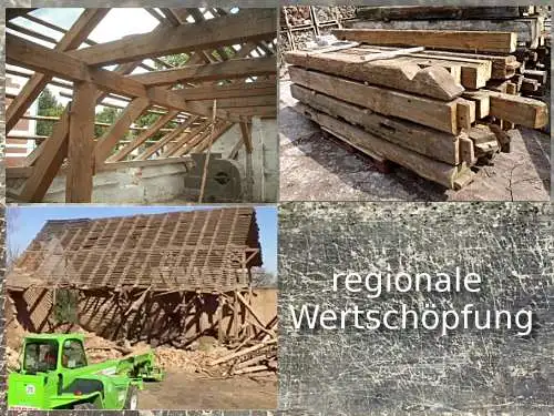 Tiny house Ferienhaus Gartenlaube Nachhaltig wohnen Altholz Restbaustoffe alte Dachziegel Altziegel Klinker Altholzbalken
