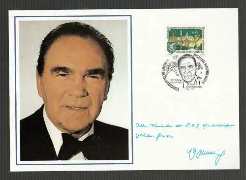 tolle Schmuckblatt Österreich Freunde der SOS Kinderdörfer -  Max Schmeling Boxer