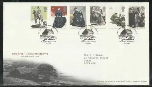 Great Britain United Kingdom FDC 2005 - Charlotte Brontë war eine englische Schriftstellerin