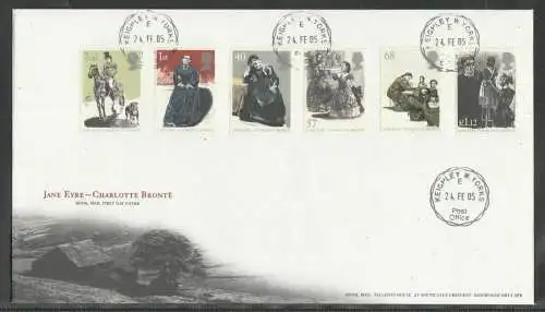 Great Britain United Kingdom FDC 2005 - Charlotte Brontë war eine englische Schriftstellerin   (Keigpley W. Yorks)