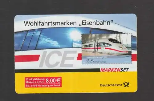 Bundesrepublik  2006 **/MNH Markenheft -  Eisenbahn ICE
