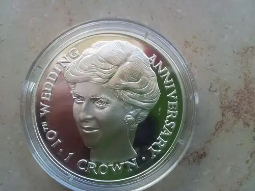 Gibraltar 1991 - 1 Crown - 10. Wedding of Lady Diana and Prince Charles