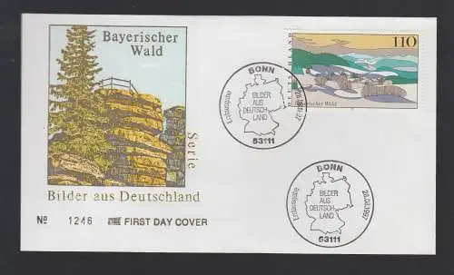 Bund BRD FDC 1997 Bilder aus Deutschland: Bayerischer Wald