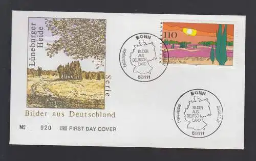 Bund BRD FDC 1997 Bilder aus Deutschland: Lüneburger Heide