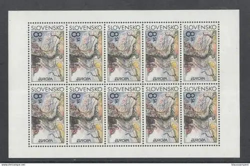  SLOVAKIA Europe 1995 MNH / ** - Peace and Freedom / Frieden und Freiheit / Miniature Sheet **/MNH