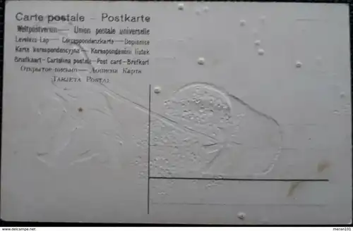 Glückliches Neujahr, Litho, ungebraucht