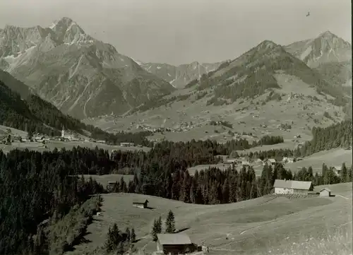 Echtfotokarte Kleinwalsertal