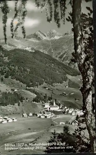 Echtfotokarte Sölden, Kleinformat