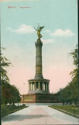Berlin, Siegessäule um 1922
