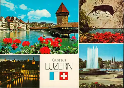 Mehrfachkarte "Gruss aus Luzern"