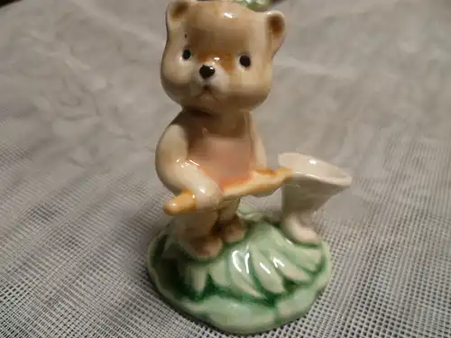 Steiff ??Hummel ?? oder in der Art Goebel Vintage 3 Stück Bären wohl 1960/70 Jahre alle aus meiner Vitrine H : 7 cm L: bis 8 cm