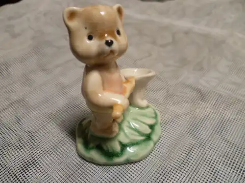 Steiff ??Hummel ?? oder in der Art Goebel Vintage 3 Stück Bären wohl 1960/70 Jahre alle aus meiner Vitrine H : 7 cm L: bis 8 cm