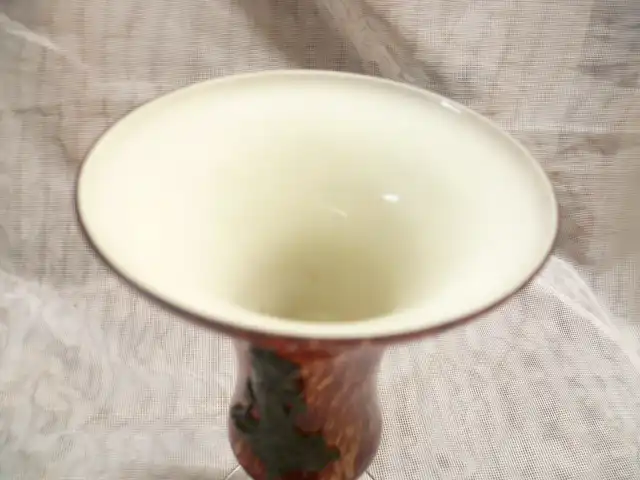 Carlo Moretti Kelchglas mit Zinnmontur Jugendstil 1920 ? aus meiner langjährigen Sammlung . Vitrinenzustand 3