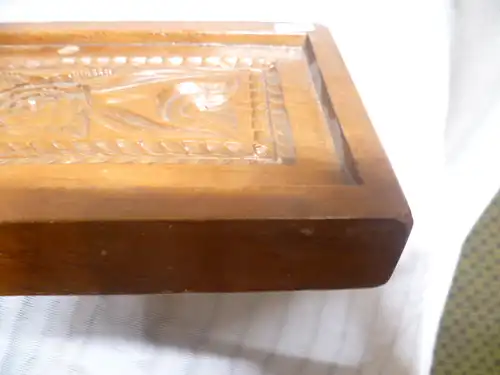  Lebkuchenmodel Tulpen Kirsche  Maße 14cm x 27cm  Provenienz ; Schweiz aus einer Züricher Bäckerei in den 1980 erworben