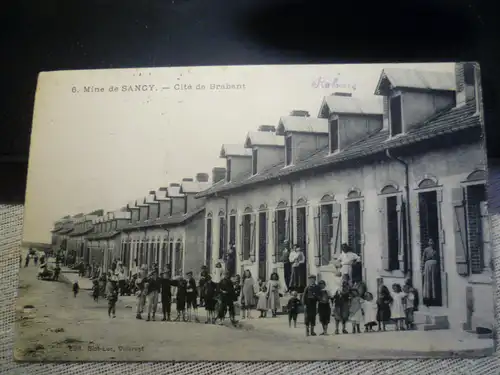 Landsturm Inf. Bat. Ludwigsburg I Kompanie Feldpoststation 82  Gruß aus Mine de Sancy - Citi de Brabant gelaufen