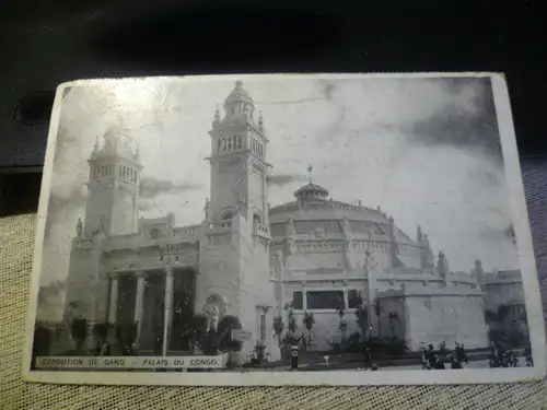 Exposition de Grand Palais Du Congo  Gent Belgien  gelaufen 1915
