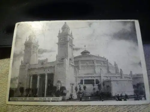 Exposition de Grand Palais Du Congo  Gent Belgien  gelaufen 1915 !