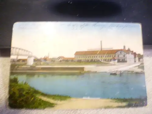 Heilbronn: Partie am Neckar   col. Karte  gelaufen um  1916 