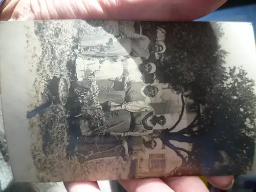 AK Foto: Guppe von 5 Mädchen arbeiten in der Landwirtschaft  nicht gelaufen um 1915