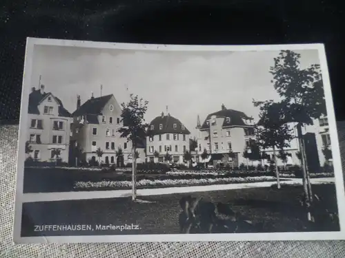 Zuffenhausen Foto AK: Marienplatz  Karte  gelaufen 1930