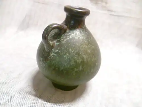 Vase, Krug, 13,3 cm, Lava Glasur 60er J., Ruscha Keramik Nr. 351 Höhe: 13 cm aus der VItrine!!