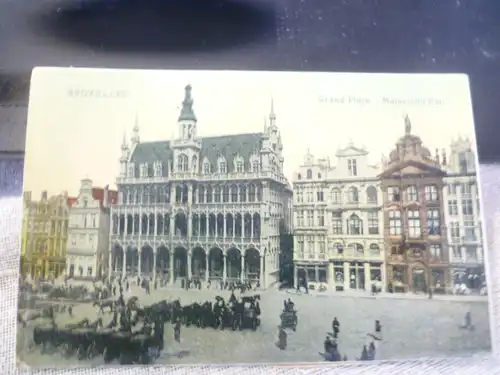 Bruxelles ; col. AK Blick Grande  Place Maison du Roi  Karte  ist nicht gelaufen um 1915